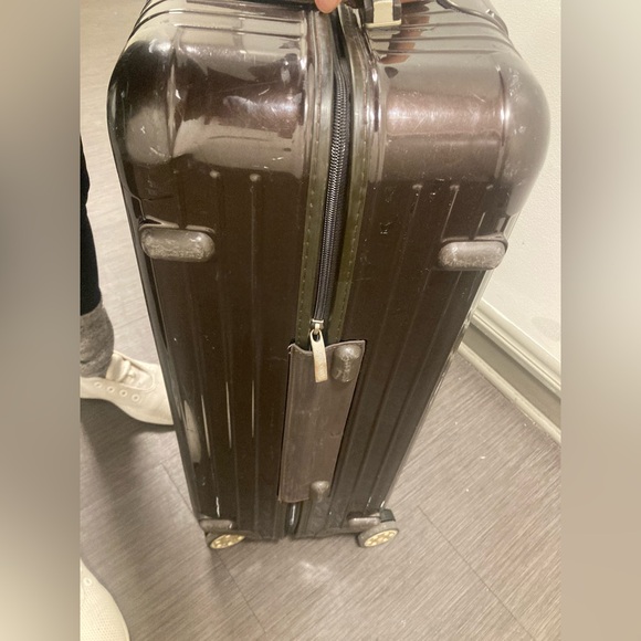 Brown Hard Shell Rolling Suitcase - Picture 1 of 16